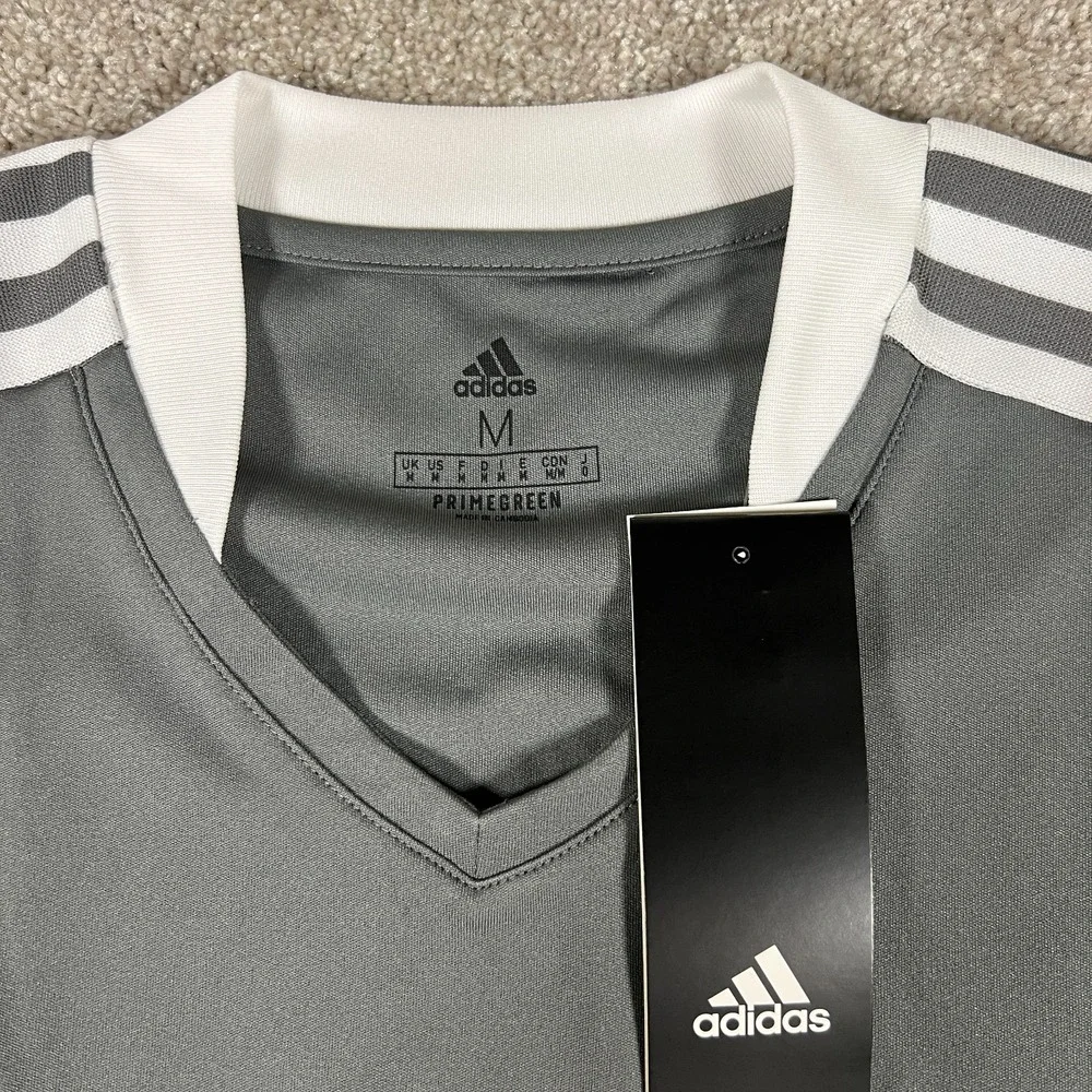 Adidas‎ Mens Size M Gray Primegreen Aeroready Sleeveless Performance Jersey NWT